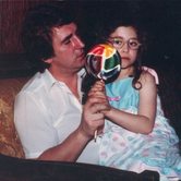 z córką Natalią 1982r.